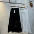 Women Lacey Patch Work Embroidered Mid Length Skirts